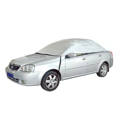 Ημικουκούλα αυτοκινήτου 292 x 147 x 51 cm - καλοκαιρινή / χειμερινή γκρι χρώμα - μέγεθος L -1 τμχ.