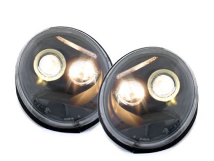Φανάρια εμπρός angel eyes για Vw Beetle (1998-2005) , με λάμπες (Η1) - σετ 2τμχ.