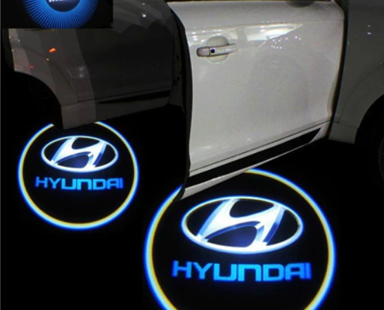 Προβολείς πόρτας με λογότυπο μάρκας - Hyundai