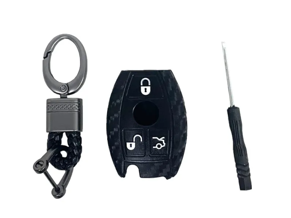 Προστατευτική Θήκη Κλειδιού Λαστιχένια με 3 κουμπιά - Mercedes-Benz