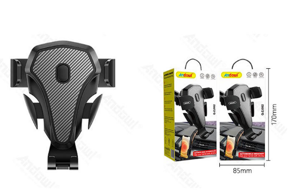 Βάση Κινητού Αυτοκινήτου με Ρυθμιζόμενα Άγκιστρα Μαύρη