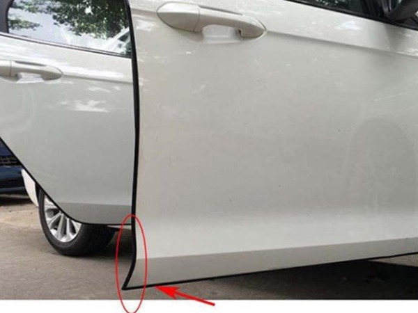 Αυτοκόλλητο διακοσμητικό ελαστικό λωρίδα προστασίας από γρατσουνιές Προστατευτικό άκρων