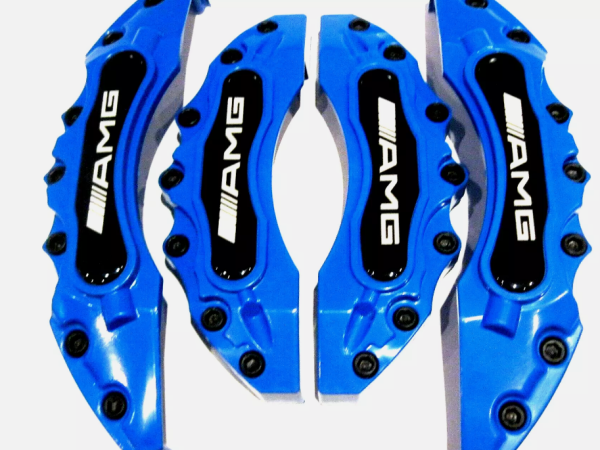 Καπάκια δαγκάνας φρένων πλαστικά μπλέ με λογότυπο AMG