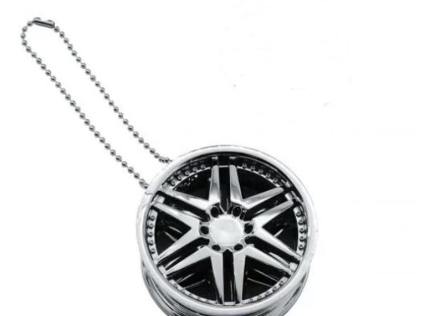 Αρωματικό κρεμαστό σε σχήμα ζάντας ασημί - Ocean