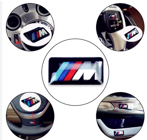 Αυτοκόλλητο διακόσμησης σμάλτο 1,8x1cm - //Μ Βmw