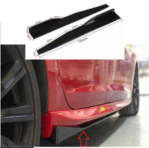 Μασπιέ πλαϊνά μαύρο πλαστικό universal 75cm