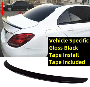 Αεροτομή πορτ μπαγκάζ μαύρο πλαστικό γυαλιστερό - Mercedes Benz W205