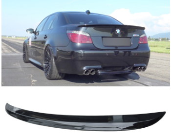Αεροτομή πορτ μπαγκάζ μαύρο πλαστικό γυαλιστερό - Bmw E60 M5 style 2003-2010
