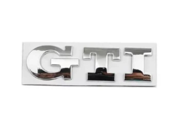 Αυτοκόλλητο μεταλλικό ανάγλυφο χρώμιο - GTi