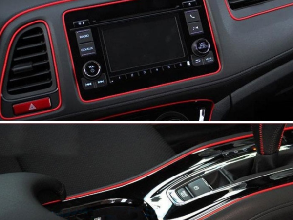 Κόκκινη λωρίδα για εσωτερική διακόσμηση 5m