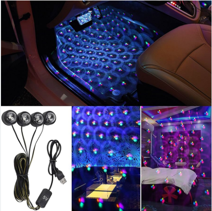 Εσωτερικός φωτισμός αυτοκινήτου με usb