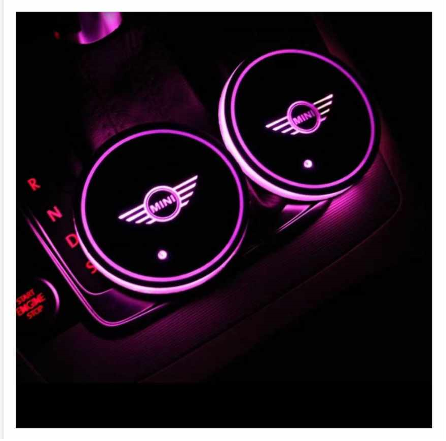 Φωτάκι_Led_Ποτηροθήκης_Mini_Cooper_με_7_χρώματα