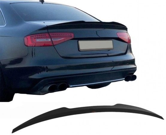 Αεροτομή πορτ μπαγκάζ μαύρο πλαστικό γυαλιστερό - Audi A4 B8 2009-2012