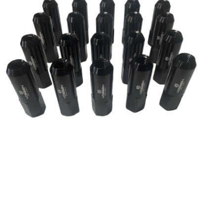 Αγωνιστικά μπουλόνια αυτοκινήτου μαύρα Vossen