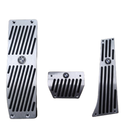 Πεταλιέρες αλουμινίου ασημί για αυτόματα - Bmw