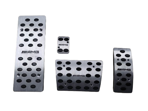 Πεταλιέρες αλουμινίου ασημί για αυτόματο - Mercedes-benz w164 AMG style