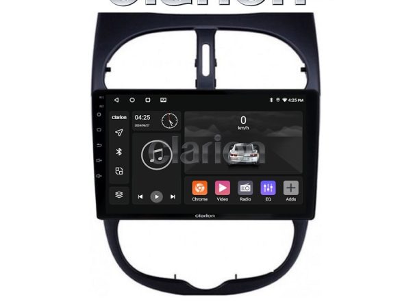 CLARION GL32206 Οθόνη OEM Multimedia Αυτοκινήτου για Peugeot 206 2002 > 2006 (CarPlay/AndroidAuto/BT/GPS/WIFI/GPRS)
