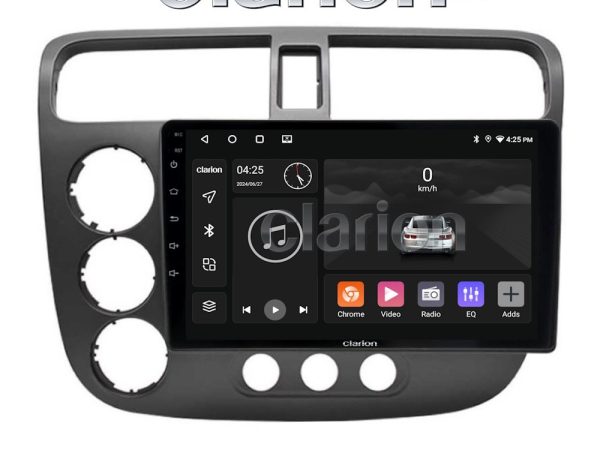 CLARION GL32373 Οθόνη OEM Multimedia Αυτοκινήτου για HONDA CIVIC 4πορτο 2001 > 2006 (CarPlay/AndroidAuto/BT/GPS/WIFI/GPRS)