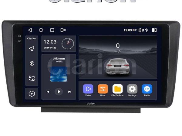 CLARION GL74007 Οθόνη OEM Multimedia Αυτοκινήτου για Skoda Octavia 5 2005 > 2012 (CarPlay/AndroidAuto/BT/GPS/WIFI/GPRS)