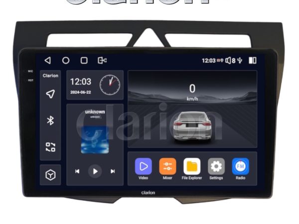 CLARION GL74011B Οθόνη OEM Multimedia Αυτοκινήτου για Kia Picanto 2008 > 2011 (CarPlay/AndroidAuto/BT/GPS/WIFI/GPRS)