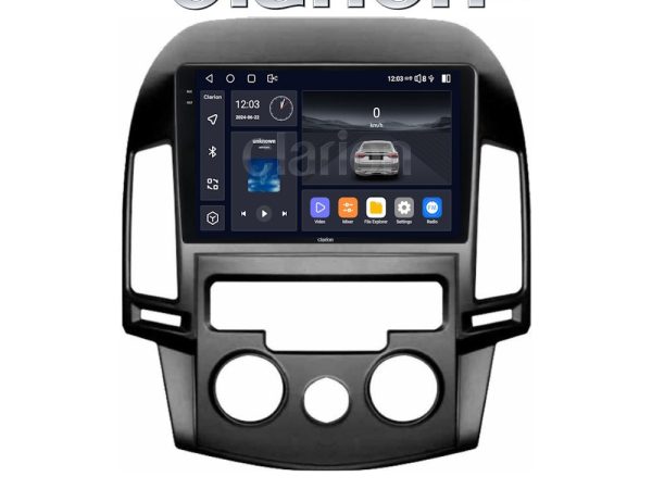 CLARION GL74043AC Οθόνη OEM Multimedia Αυτοκινήτου για HYUNDAI i30 2007-2012  (CarPlay/AndroidAuto/BT/GPS/WIFI/GPRS)