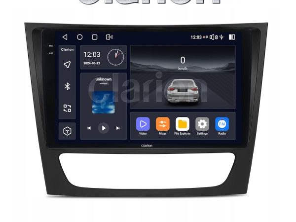 CLARION GL74090 Οθόνη OEM Multimedia Αυτοκινήτου για Mercedes E class (W211) (CarPlay/AndroidAuto/BT/GPS/WIFI/GPRS)