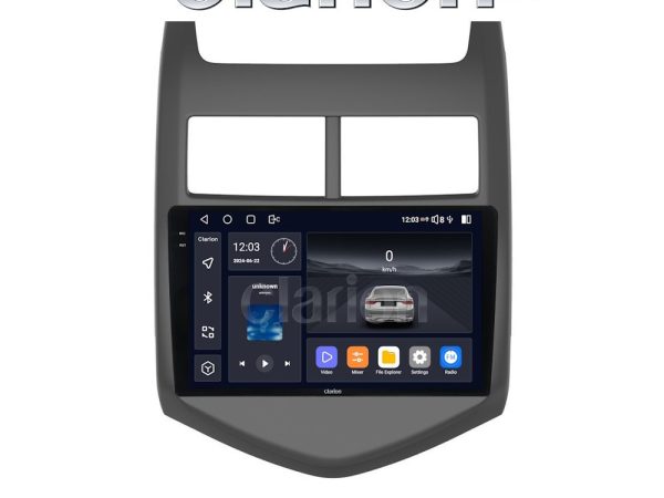 CLARION GL74107 Οθόνη OEM Multimedia Αυτοκινήτου για CHEVROLET AVEO 2012> (CarPlay/AndroidAuto/BT/GPS/WIFI/GPRS)