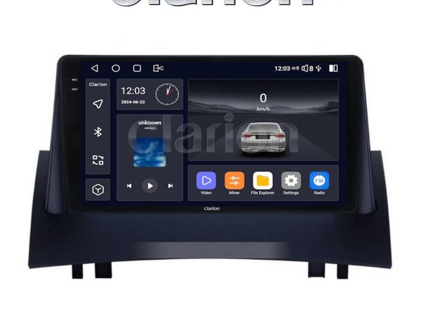 CLARION GL74138 Οθόνη OEM Multimedia Αυτοκινήτου για Renault Megane2 2002 > 2008 (CarPlay/AndroidAuto/BT/GPS/WIFI/GPRS)