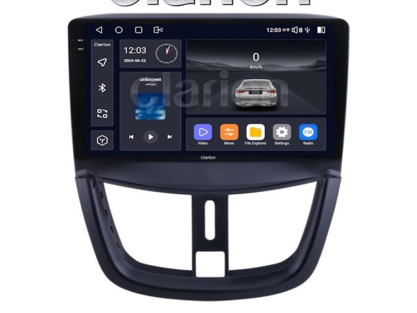 CLARION GL74207 Οθόνη OEM Multimedia Αυτοκινήτου για PEUGEOT 207 2007>2013 (CarPlay/AndroidAuto/BT/GPS/WIFI/GPRS)