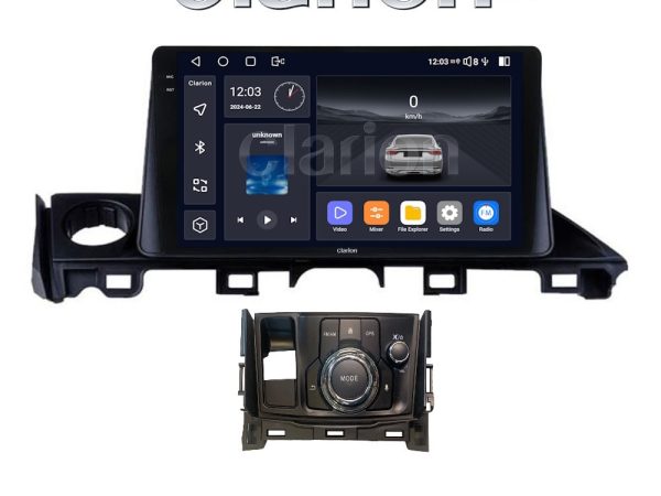 CLARION GL74214 Οθόνη OEM Multimedia Αυτοκινήτου για Mazda 6 2017 > 2020 (CarPlay/AndroidAuto/BT/GPS/WIFI/GPRS)