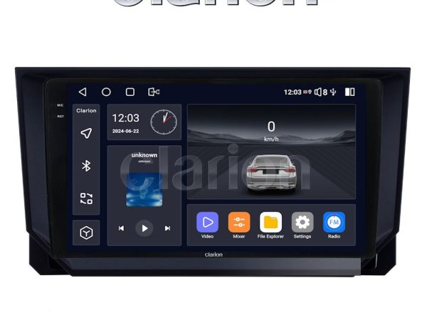 CLARION GL74222 Οθόνη OEM Multimedia Αυτοκινήτου για Seat Ibiza - Arona 2018> (CarPlay/AndroidAuto/BT/GPS/WIFI/GPRS)