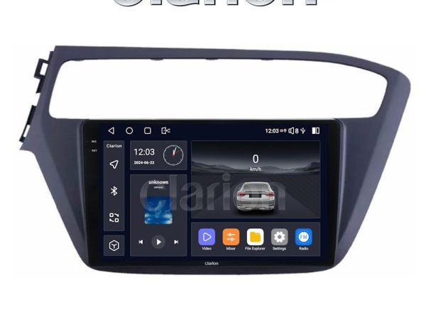 CLARION GL74226 Οθόνη OEM Multimedia Αυτοκινήτου για Hyundai i20 2019> (CarPlay/AndroidAuto/BT/GPS/WIFI/GPRS)