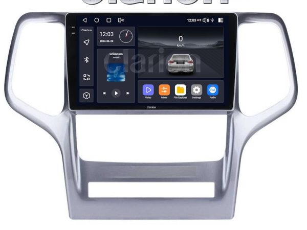 CLARION GL74234 Οθόνη OEM Multimedia Αυτοκινήτου για Jeep Gran Cherokee 2011 > 2013 (CarPlay/AndroidAuto/BT/GPS/WIFI/GPRS)