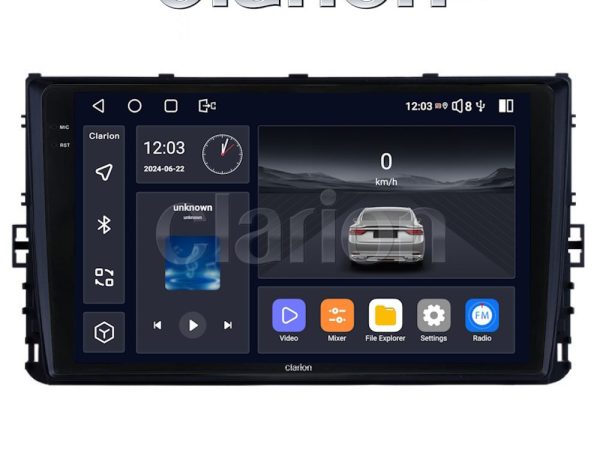 CLARION GL74284 Οθόνη OEM Multimedia Αυτοκινήτου για VW T-ROC & T-CROSS 2017>  (CarPlay/AndroidAuto/BT/GPS/WIFI/GPRS)