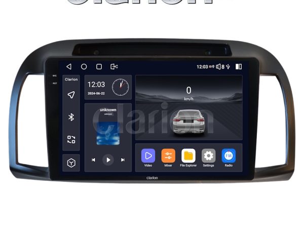CLARION GL74300B Οθόνη OEM Multimedia Αυτοκινήτου για Nissan Micra 2002 > 2007 (CarPlay/AndroidAuto/BT/GPS/WIFI/GPRS)