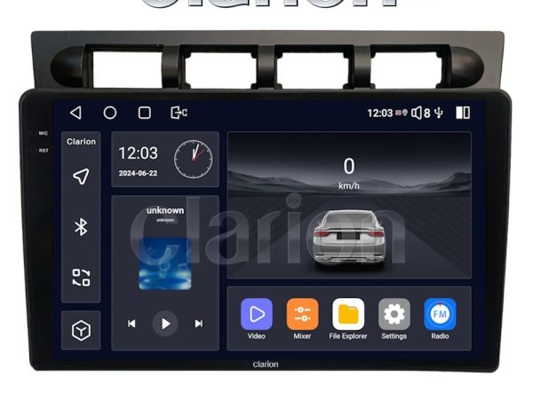 CLARION GL74311 Οθόνη OEM Multimedia Αυτοκινήτου για Kia Piccanto 2004 > 2008 (CarPlay/AndroidAuto/BT/GPS/WIFI/GPRS)