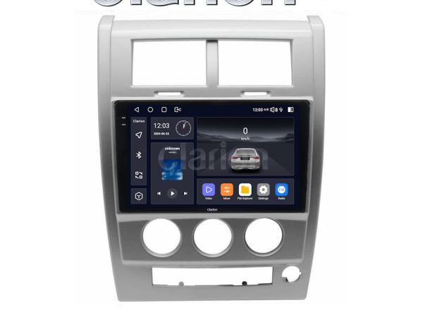 CLARION GL74334 Οθόνη OEM Multimedia Αυτοκινήτου για Jeep Cherokee KK 2008 > 2014 (CarPlay/AndroidAuto/BT/GPS/WIFI/GPRS)