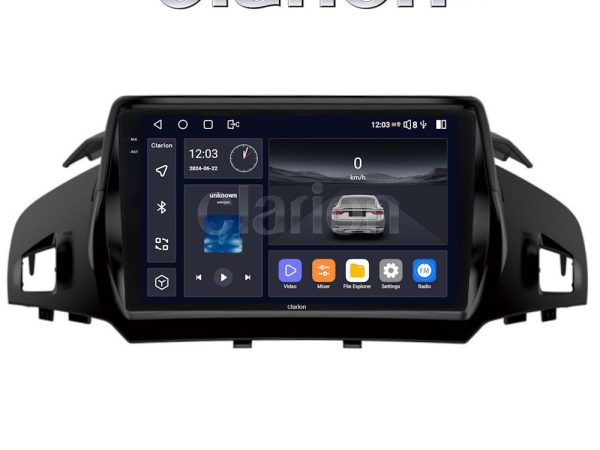 CLARION GL74362 Οθόνη OEM Multimedia Αυτοκινήτου για FORD KUGA 2013> & C-MAX 2011> (CarPlay/AndroidAuto/BT/GPS/WIFI/GPRS)