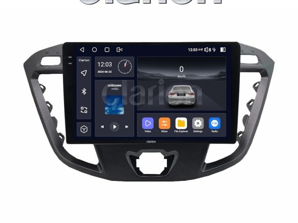 CLARION GL74366 Οθόνη OEM Multimedia Αυτοκινήτου για TRANSIT CUSTOM - TOURNEO CUSTOM 2013> (CarPlay/AndroidAuto/BT/GPS/WIFI/GPRS)