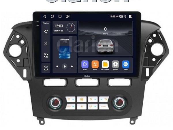 CLARION GL74368C Οθόνη OEM Multimedia Αυτοκινήτου για Ford Mondeo 2010 > 2013 (CarPlay/AndroidAuto/BT/GPS/WIFI/GPRS)