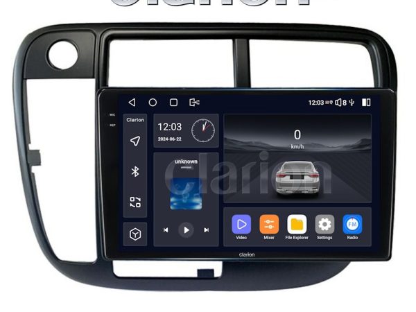 CLARION GL74377 Οθόνη OEM Multimedia Αυτοκινήτου για Honda Civic 1999 > 2001 (CarPlay/AndroidAuto/BT/GPS/WIFI/GPRS)