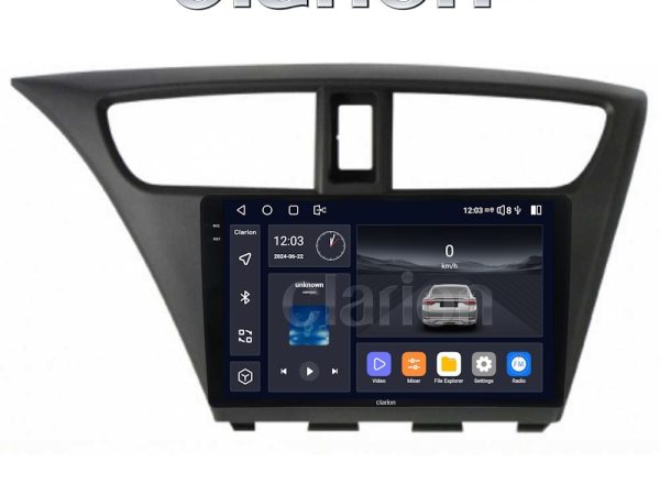 CLARION GL74389 Οθόνη OEM Multimedia Αυτοκινήτου για Honda Civic 2012 > 2016 (CarPlay/AndroidAuto/BT/GPS/WIFI/GPRS)