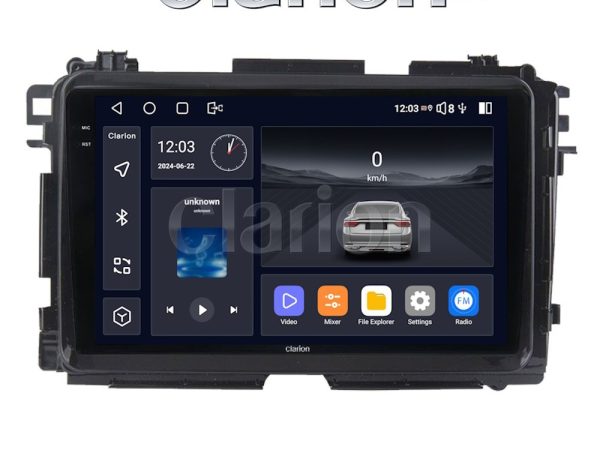 CLARION GL74422 Οθόνη OEM Multimedia Αυτοκινήτου για HONDA HRV 2015> (CarPlay/AndroidAuto/BT/GPS/WIFI/GPRS)