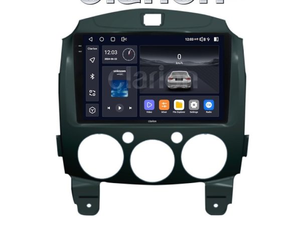 CLARION GL74430 Οθόνη OEM Multimedia Αυτοκινήτου για MAZDA 2 2007>2014 (CarPlay/AndroidAuto/BT/GPS/WIFI/GPRS)