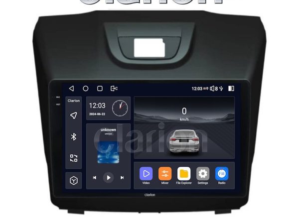 CLARION GL74435 Οθόνη OEM Multimedia Αυτοκινήτου για ISUZU DMAX 2012> (CarPlay/AndroidAuto/BT/GPS/WIFI/GPRS)