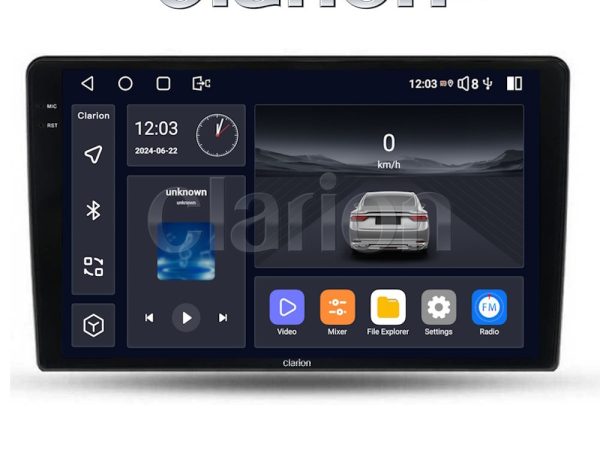 CLARION GL74452 Οθόνη OEM Multimedia Αυτοκινήτου για Ford Fiesta 2019> (CarPlay/AndroidAuto/BT/GPS/WIFI/GPRS)