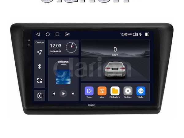 CLARION GL74487 Οθόνη OEM Multimedia Αυτοκινήτου για Skoda Rapid 2013-2017 (CarPlay/AndroidAuto/BT/GPS/WIFI/GPRS)