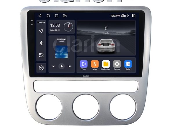 CLARION GL74488 Οθόνη OEM Multimedia Αυτοκινήτου για VW Scirocco & Eos 2008 > 2013 (CarPlay/AndroidAuto/BT/GPS/WIFI/GPRS)