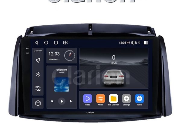 CLARION GL74498 Οθόνη OEM Multimedia Αυτοκινήτου για Renault Koleos 2006>2017 (CarPlay/AndroidAuto/BT/GPS/WIFI/GPRS)