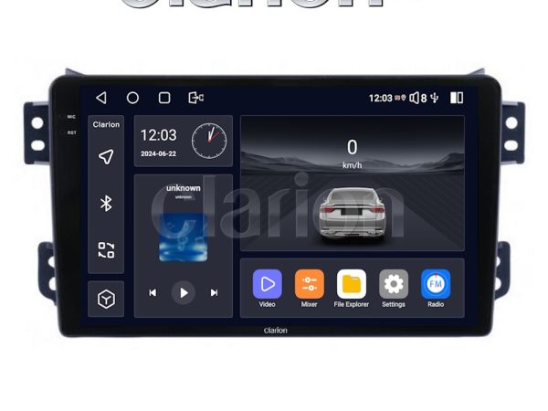 CLARION GL74540 Οθόνη OEM Multimedia Αυτοκινήτου για OPEL AGILA - SUZUKI ALTO 2008> (CarPlay/AndroidAuto/BT/GPS/WIFI/GPRS)